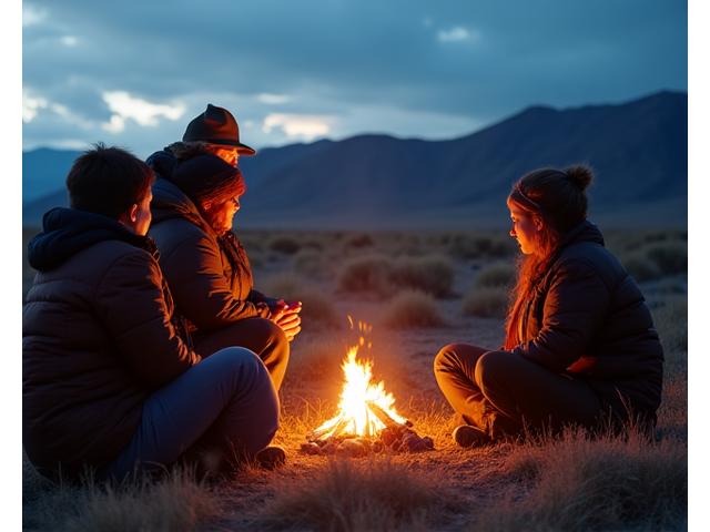 First Nations guide sharing cultural insights in Yukon desert