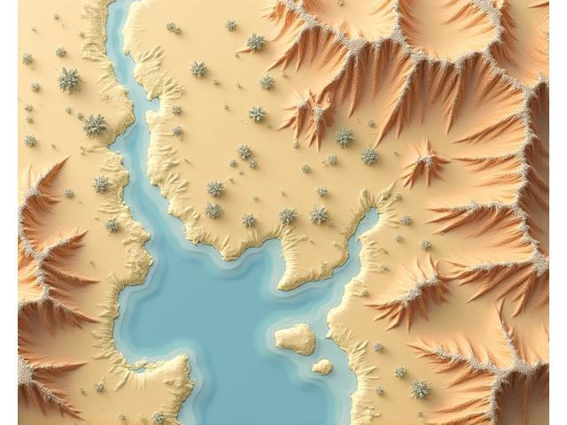 Map showing exclusive guided tour locations in Yukon's desert